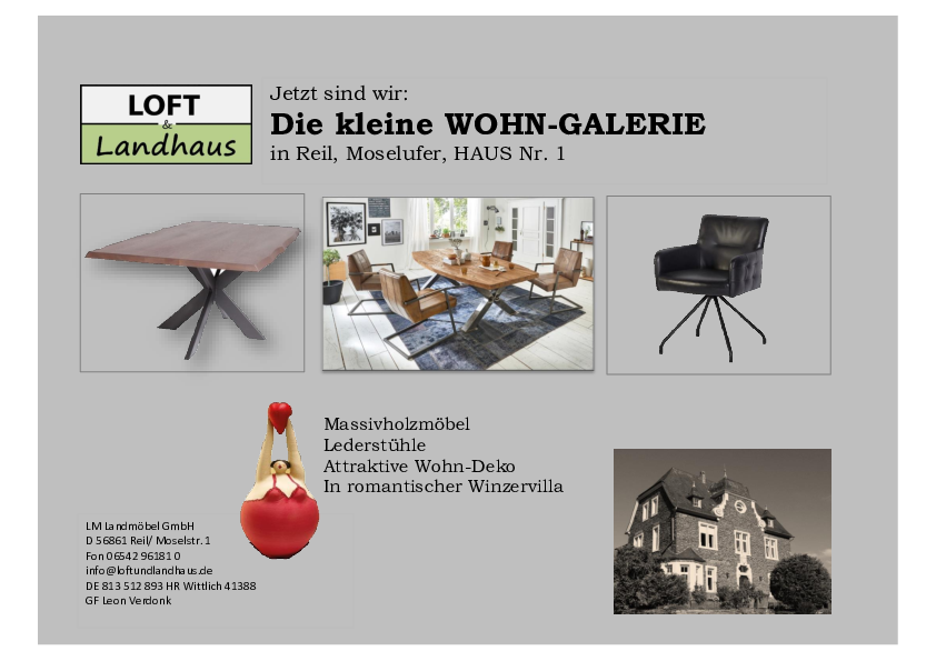 Loft und Landhaus Flyer